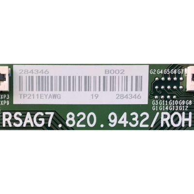 T-CON PARA TV HISENSE / NUMERO DE PARTE 284346 / RSAG7.820.9432/ROH / TP211EYAWG / B002 / PANEL HD750V6U82-TAL8\S0\GM\ROH 284273 / MODELO 75U6G - Imagen 2